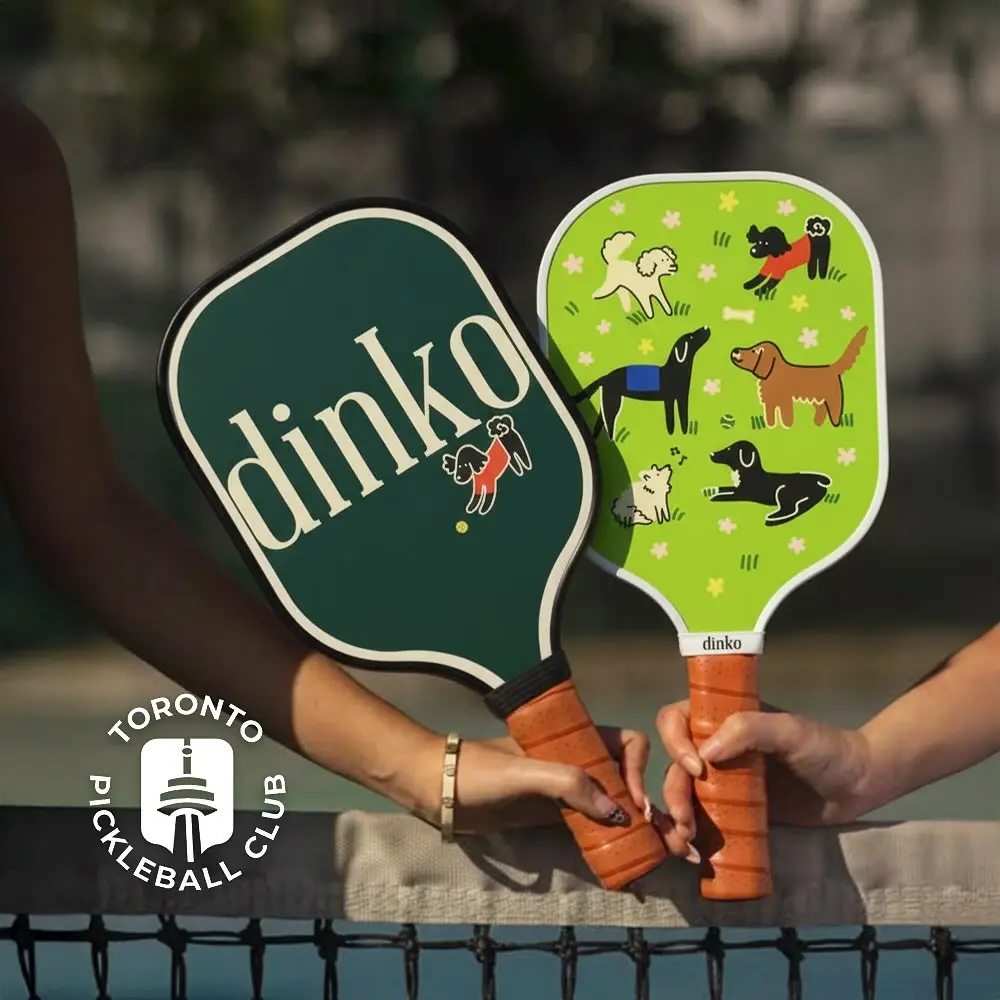 Pickleball paddles and a ball, ready to play